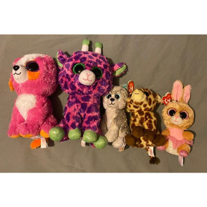 Beanie Boo TY beanie babies lot - 5 pcs